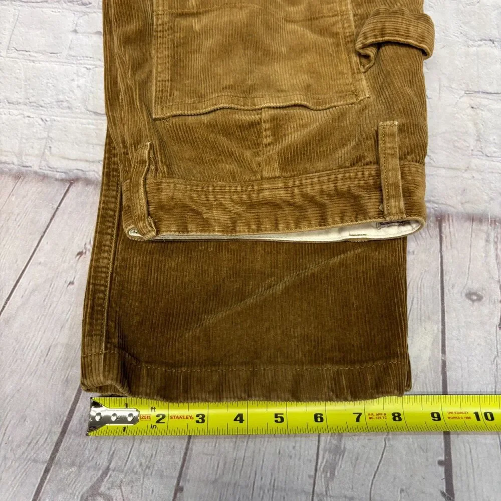 Wallace & Barnes Men Corduroy Carpenter Painter Pants Size 32x32 Cotton C127 -29
